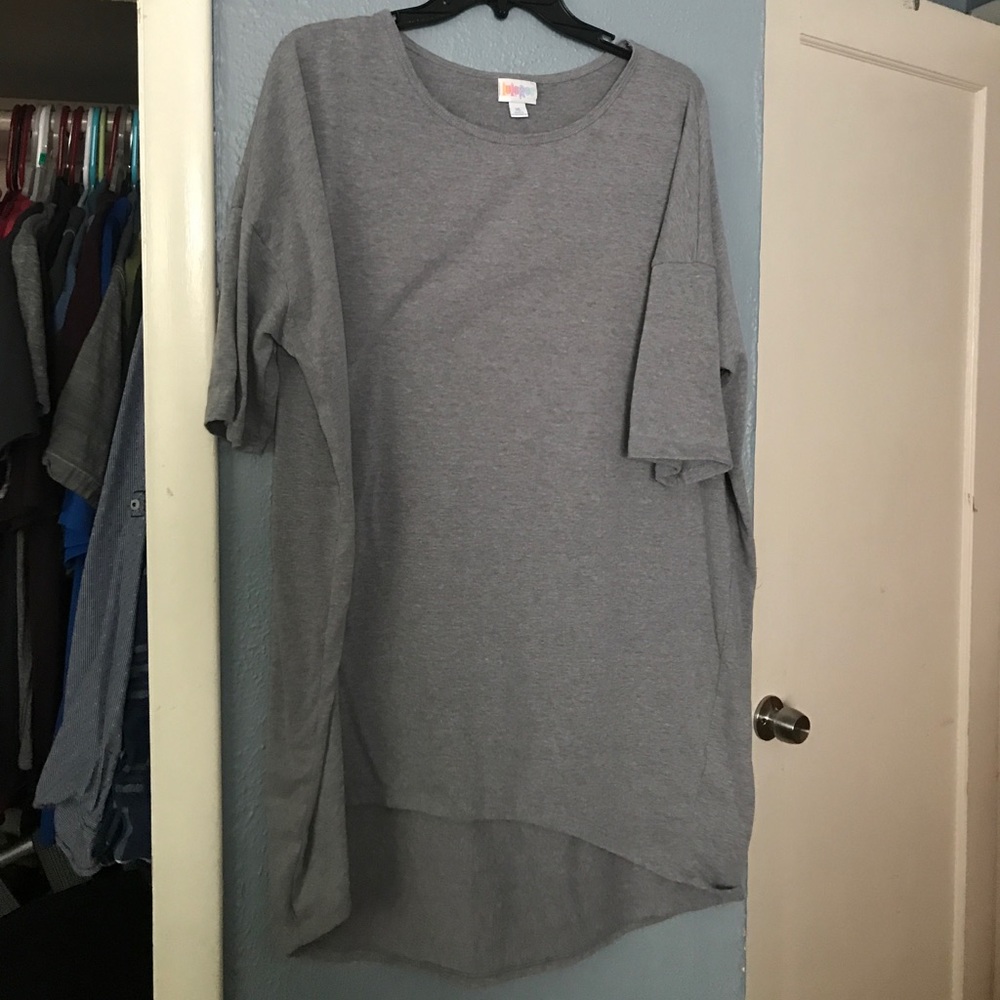 Lularoe XL gray Irma NWOT LLR