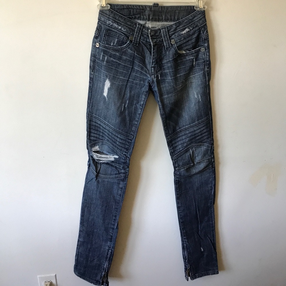 Pratt's Motorcycle Skinny Jeans
