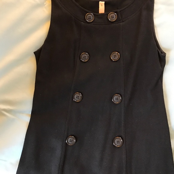 Black bailey 44 button dress - Picture 2 of 3