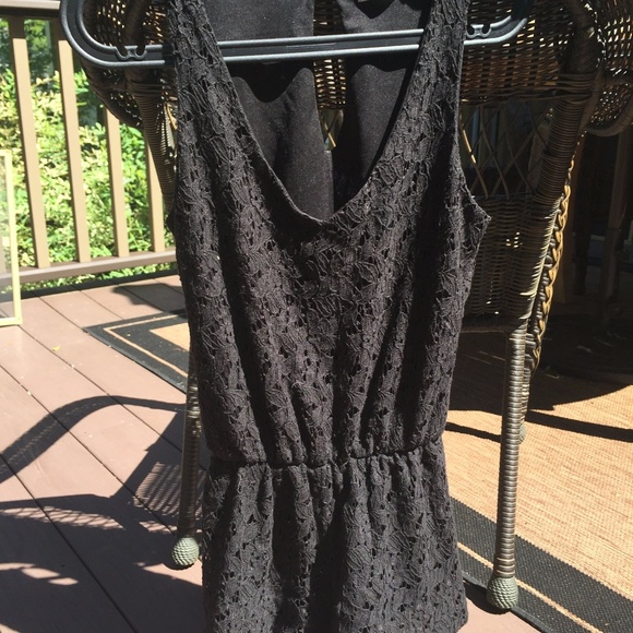 Black Tobi Romper - Picture 1 of 4