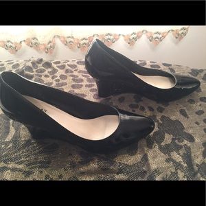 Cole Haan Grand.Os Patent Leather Wedge (size 7.5)