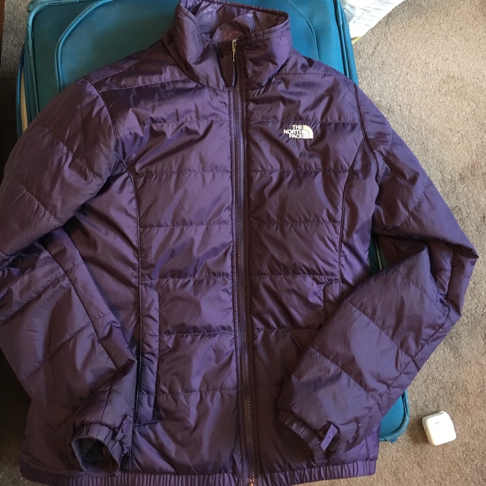 Great purple zip up jacket from The North Face