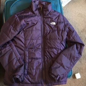 Great purple zip up jacket from The North Face