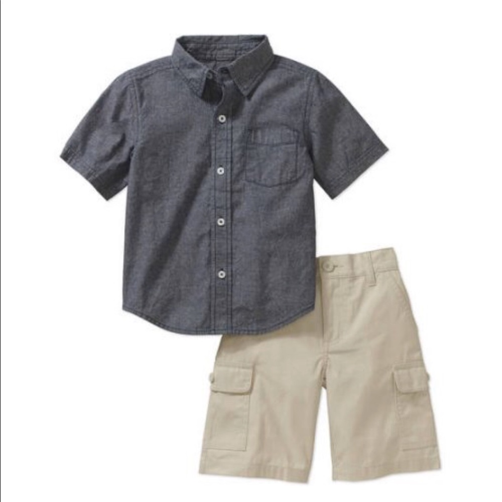 NEW WITH TAGS... Boys woven two piece set!