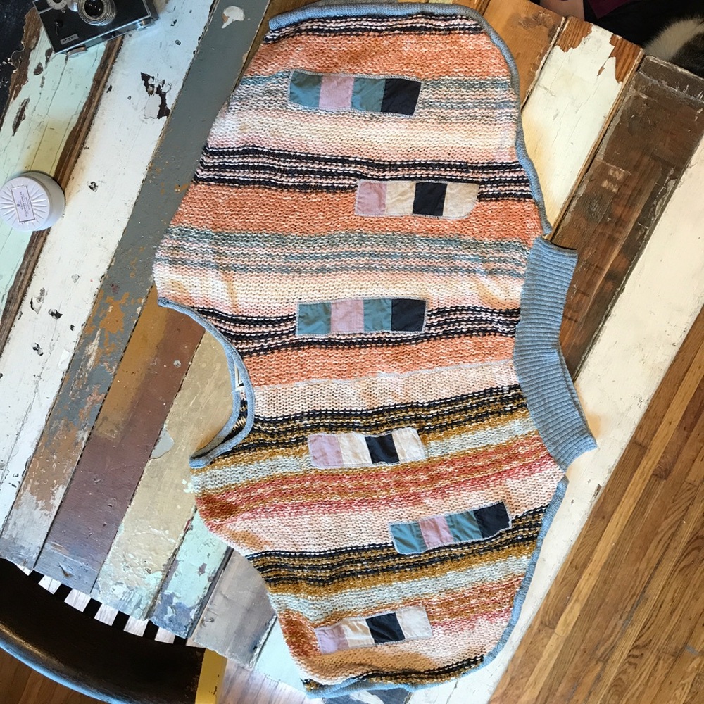 Patchwork poncho
