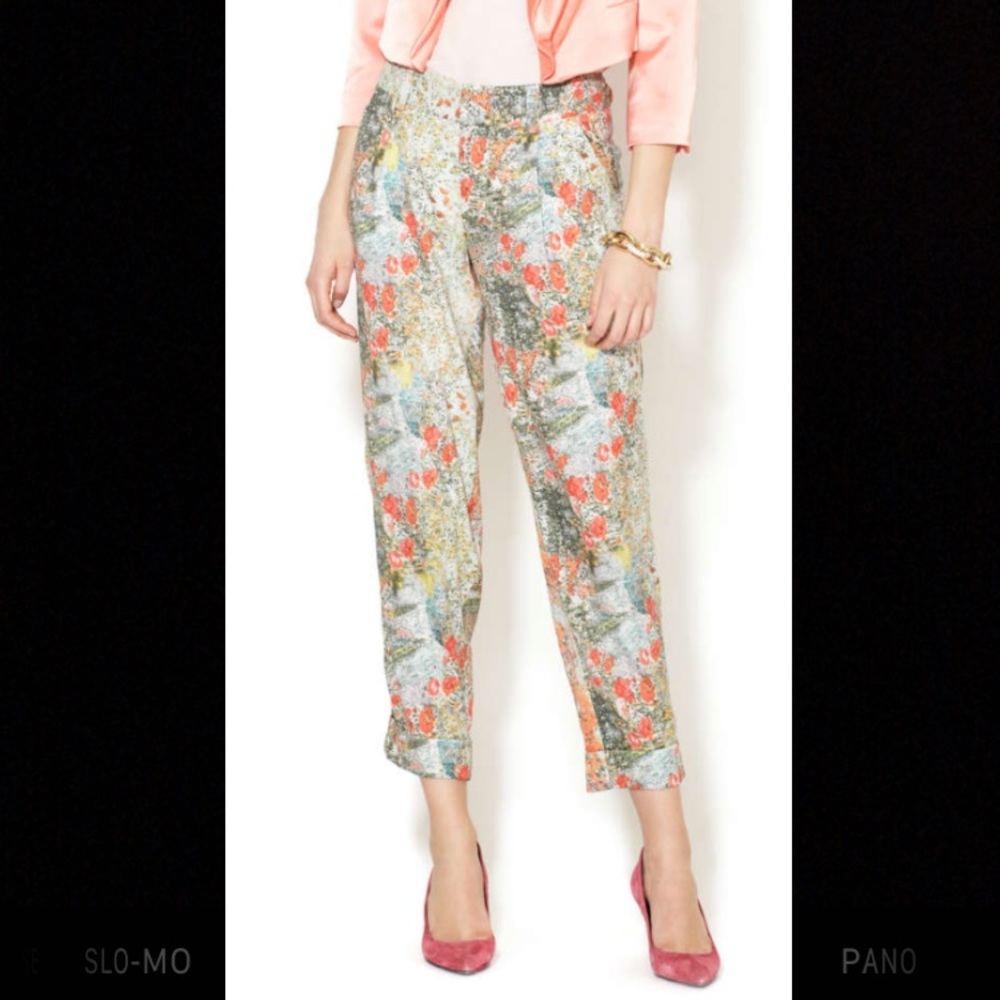 Alice + Olivia Arthur Silk Pant