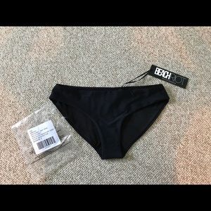 NWT Free People Olivia bikini bottom- Black