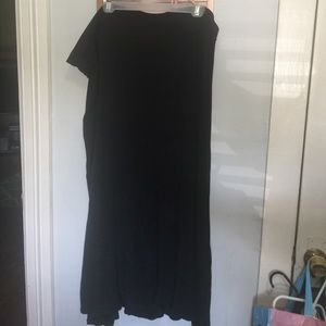 Ava and Viv long black maxi skirt