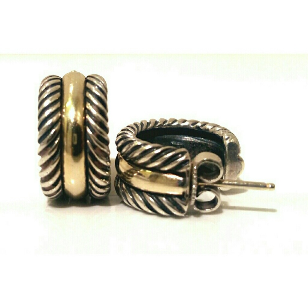 🚫SOLD🚫 David Yurman Gold and Silver Earrings