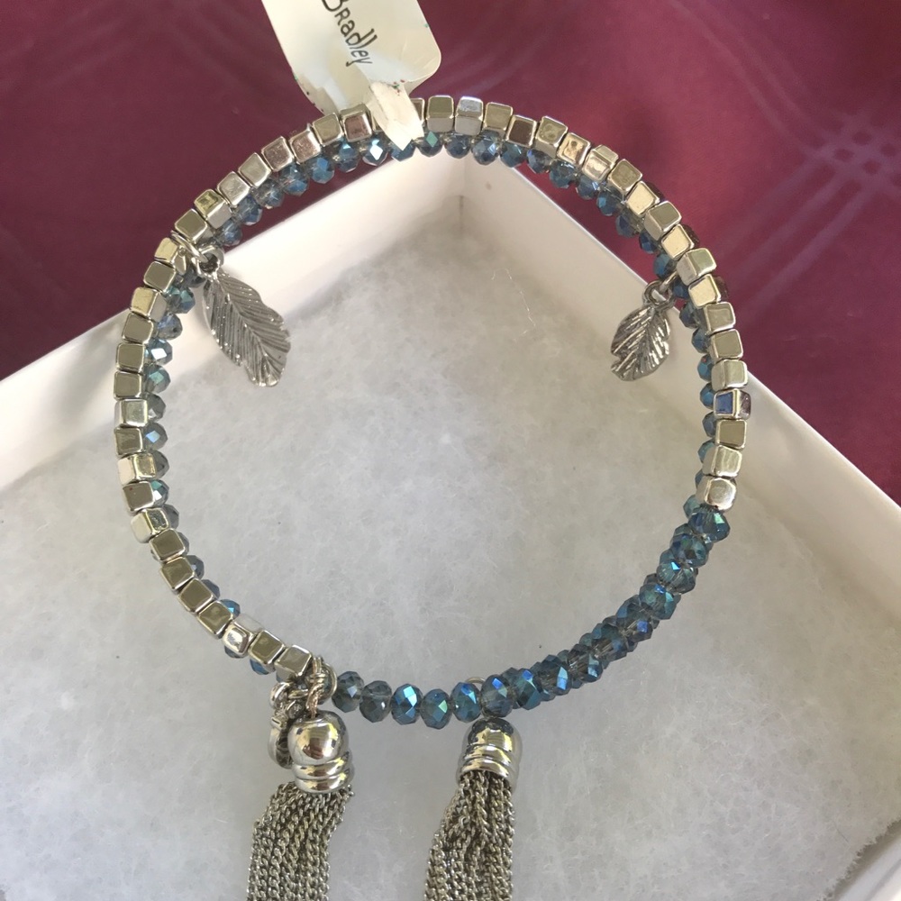 Vera Bradley Silver Tone Coil Bracelet NWT