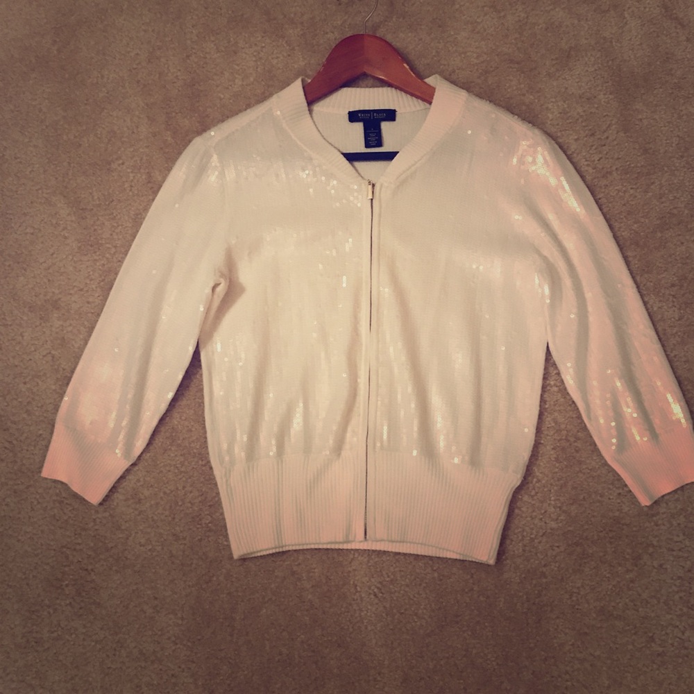 White House Black Market sequin jacket