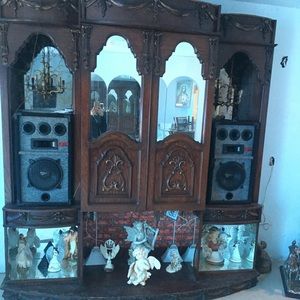 Antique wall unit
