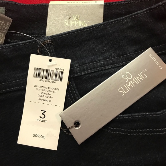 Chico's jeans 👖  so slimming new with tag - Picture 3 of 5