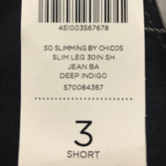 Chico's jeans 👖  so slimming new with tag - Picture 4 of 5
