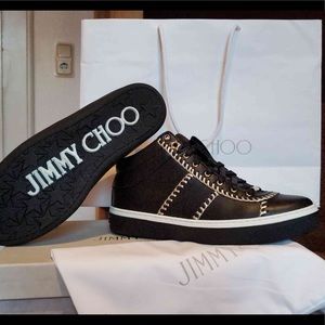 Brand new Jimmy Choo leather sneakers, size 37