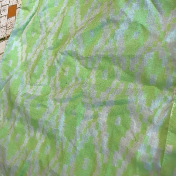 Lime Green Aztec Print Top - Picture 2 of 3