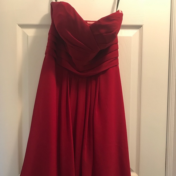 Red, Bill Levkoff, cocktail dress - Picture 1 of 7
