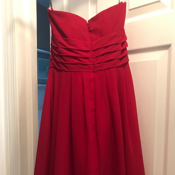 Red, Bill Levkoff, cocktail dress - Picture 4 of 7