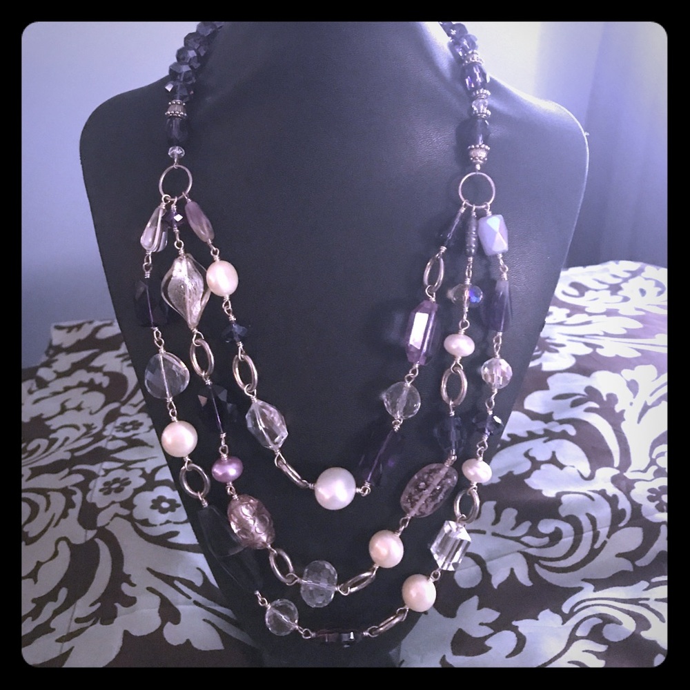 Handmade Amethyst necklace