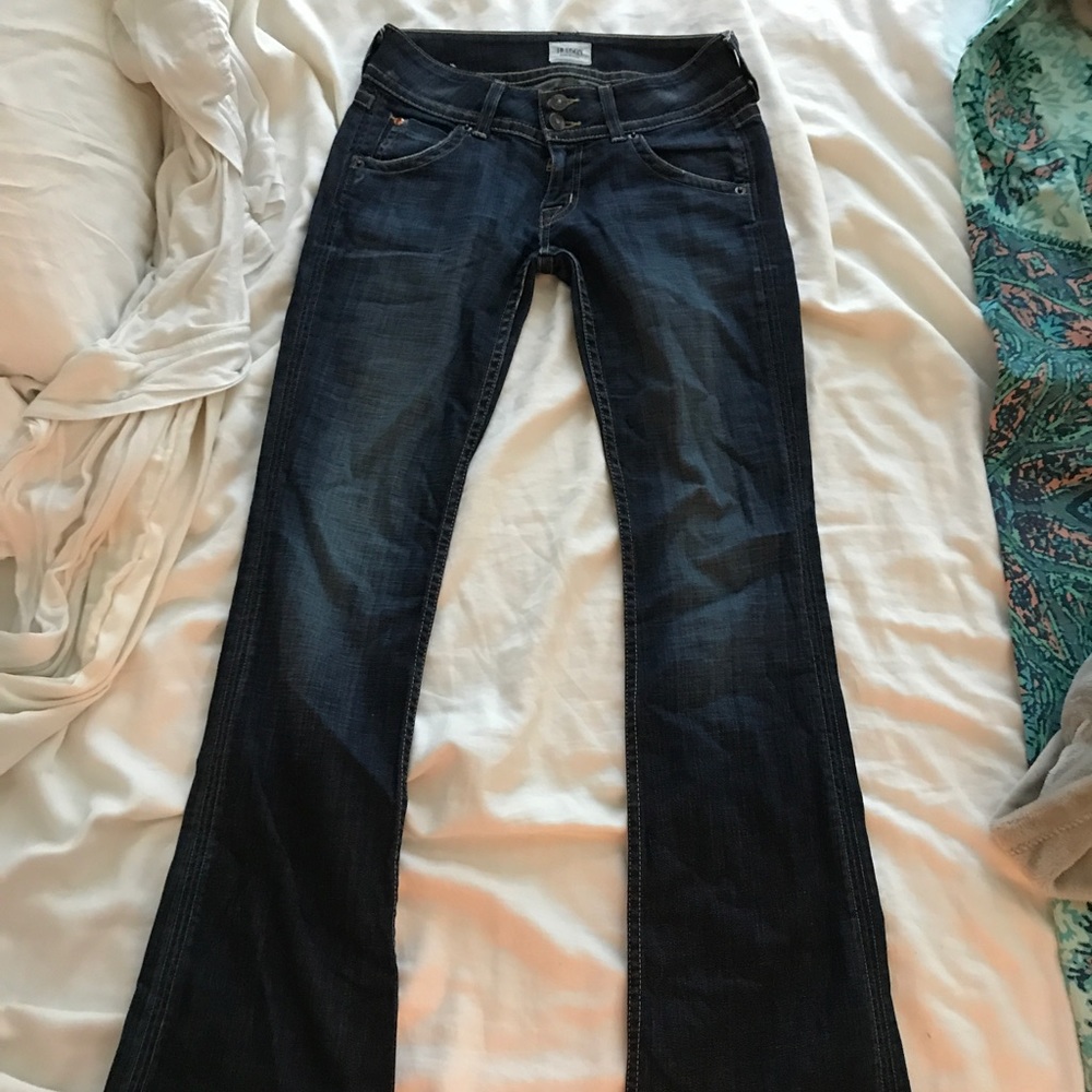 Hudson Low Rise Boot Cut Jeans Size 24