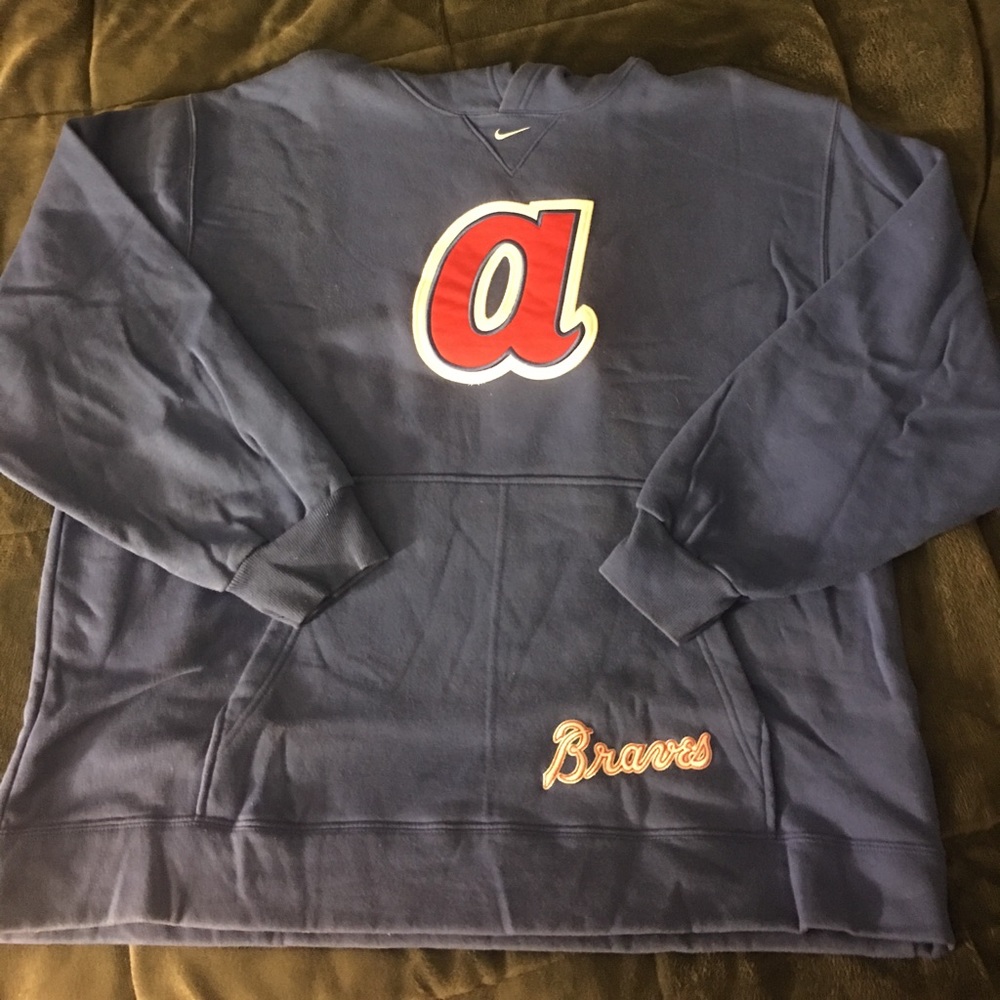 Nike Atlanta Braves Hooded Sweatshirt XL