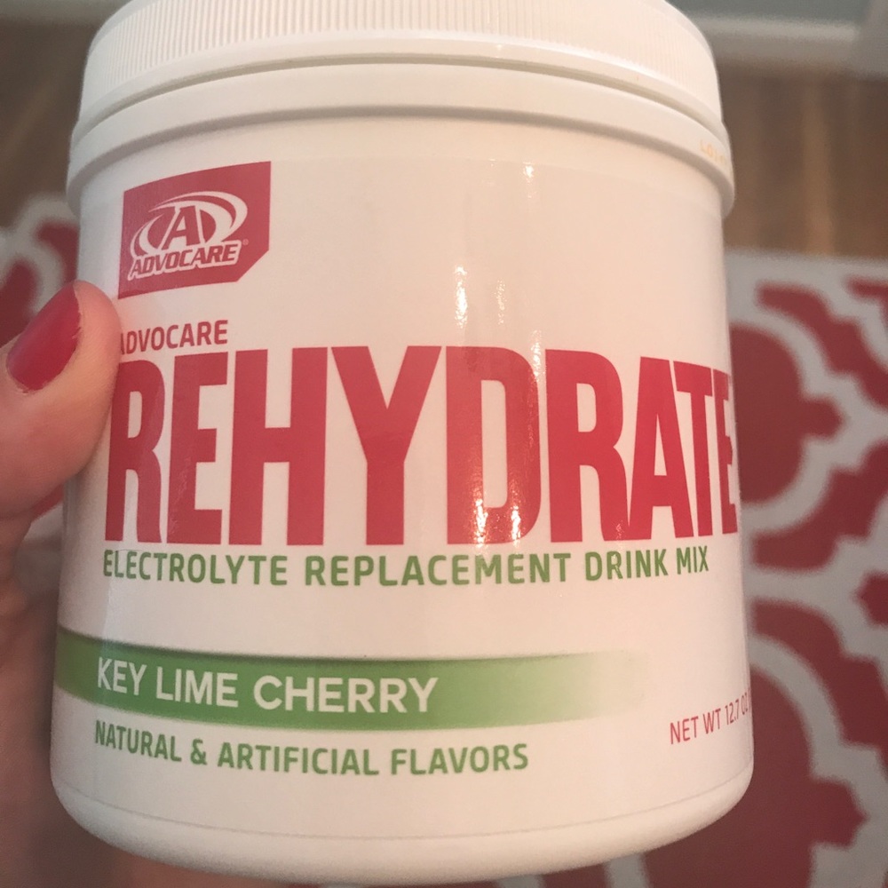 AdvoCare Rehydrate key lime cherry flavor
