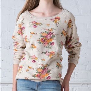 Alternative Apparel floral patterned sweater
