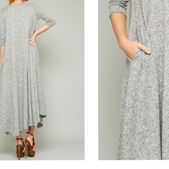 ONE LEFT❗️KNIT MAXI DRESS - Picture 3 of 4