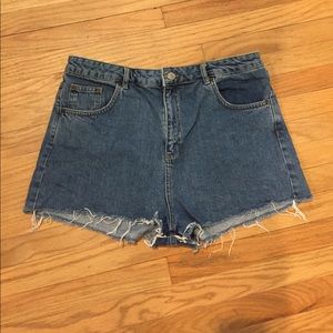 TOPSHOP MOTO "MOM" denim shorts