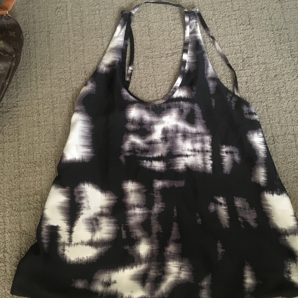 BCBGMAXAZRIA strappy low back tank, size XS