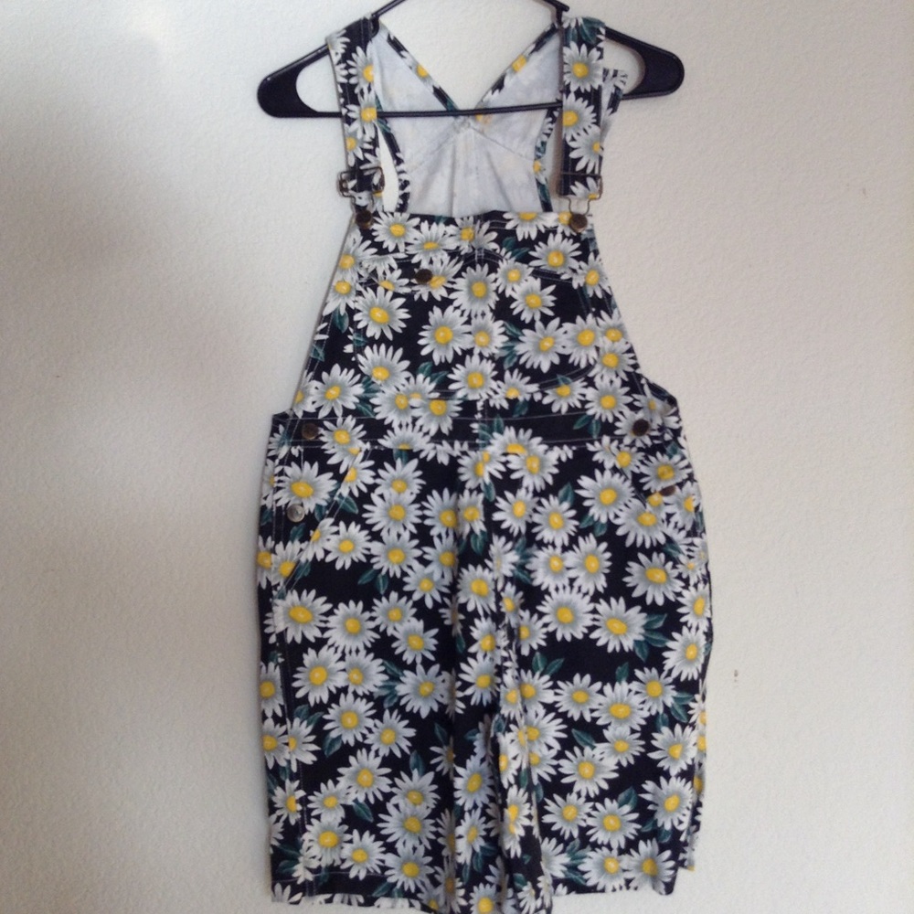 Denim Daisies Overalls