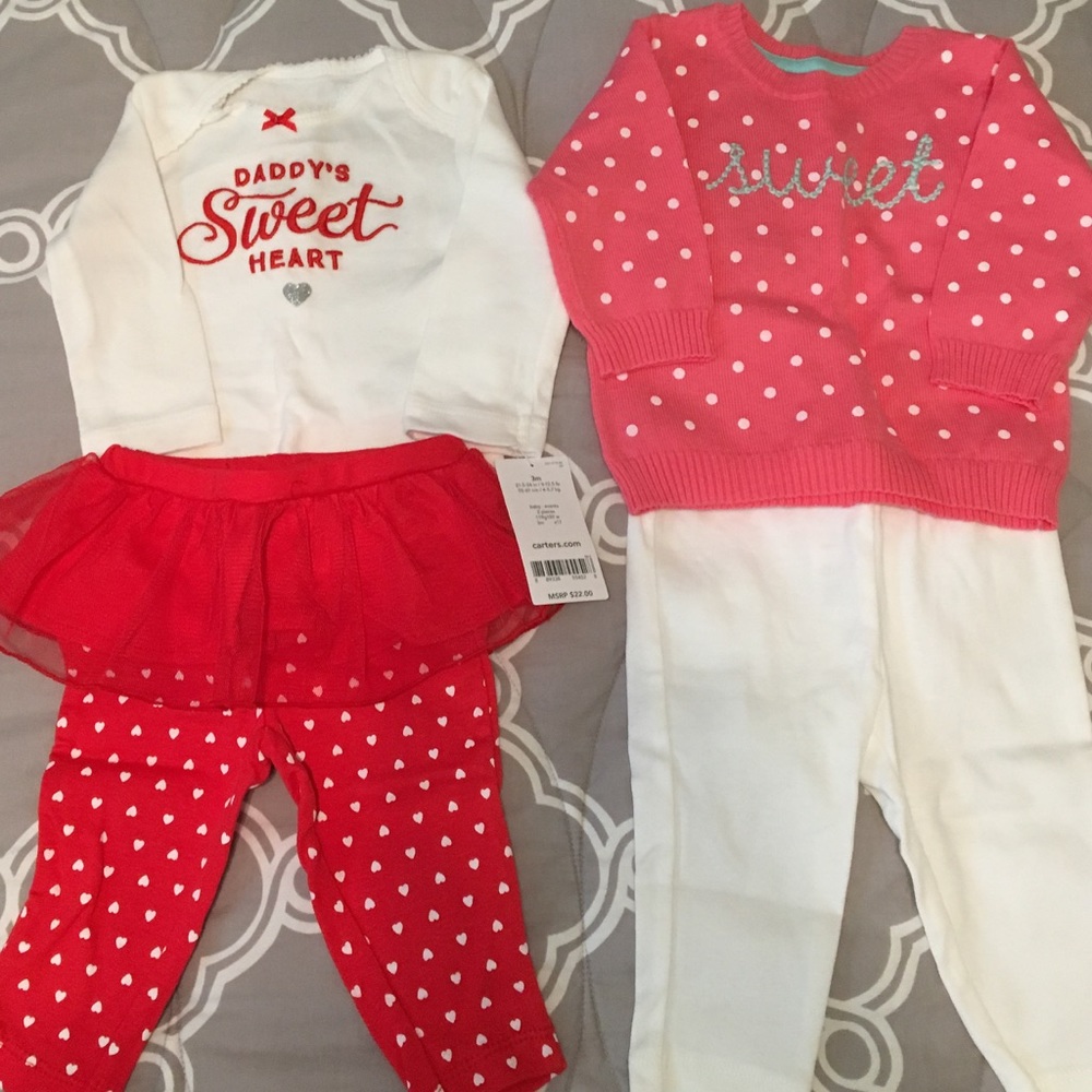 NWT CARTERS 3M OUTFIT BUNDLE