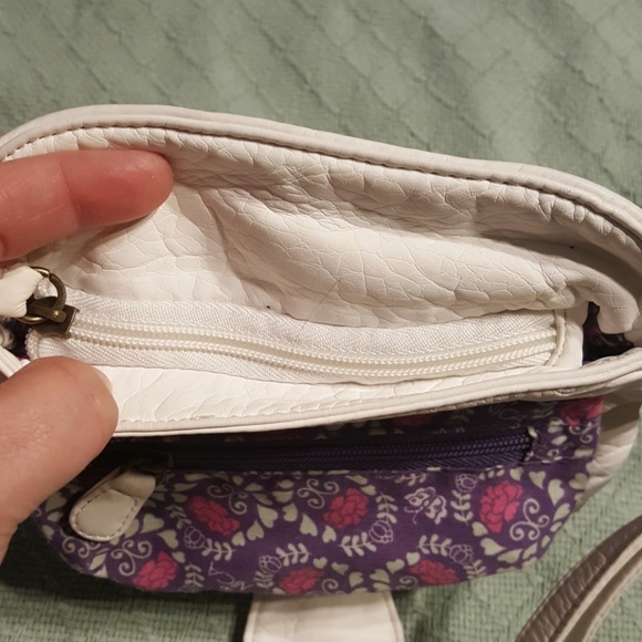 Nica awesome white purple wristlet button snap - Picture 5 of 8