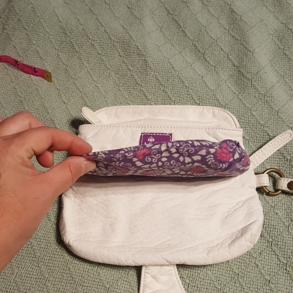Nica awesome white purple wristlet button snap - Picture 8 of 8