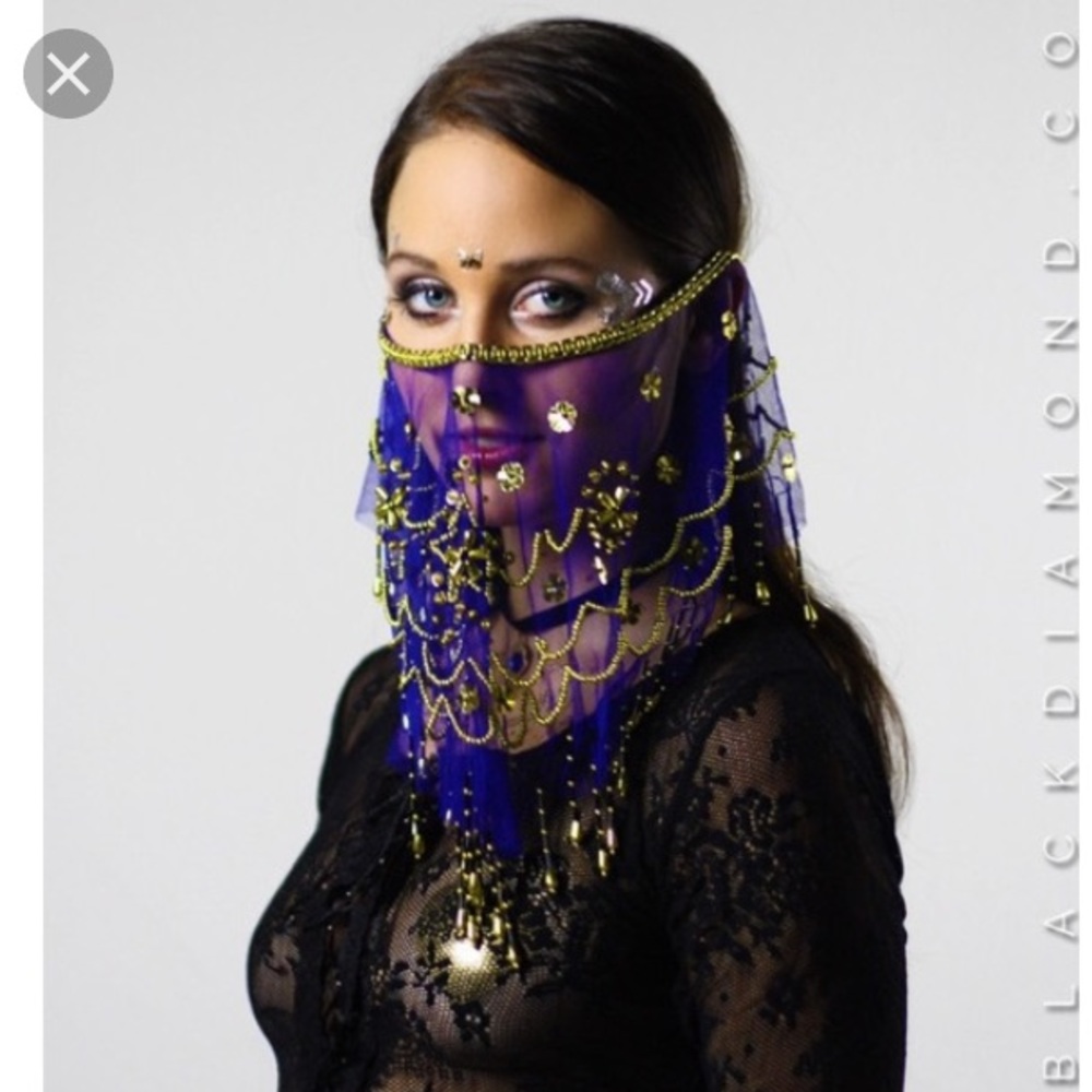 Face veil/festival/rave/costume
