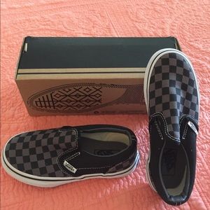 Little Boys Vans - Size 12
