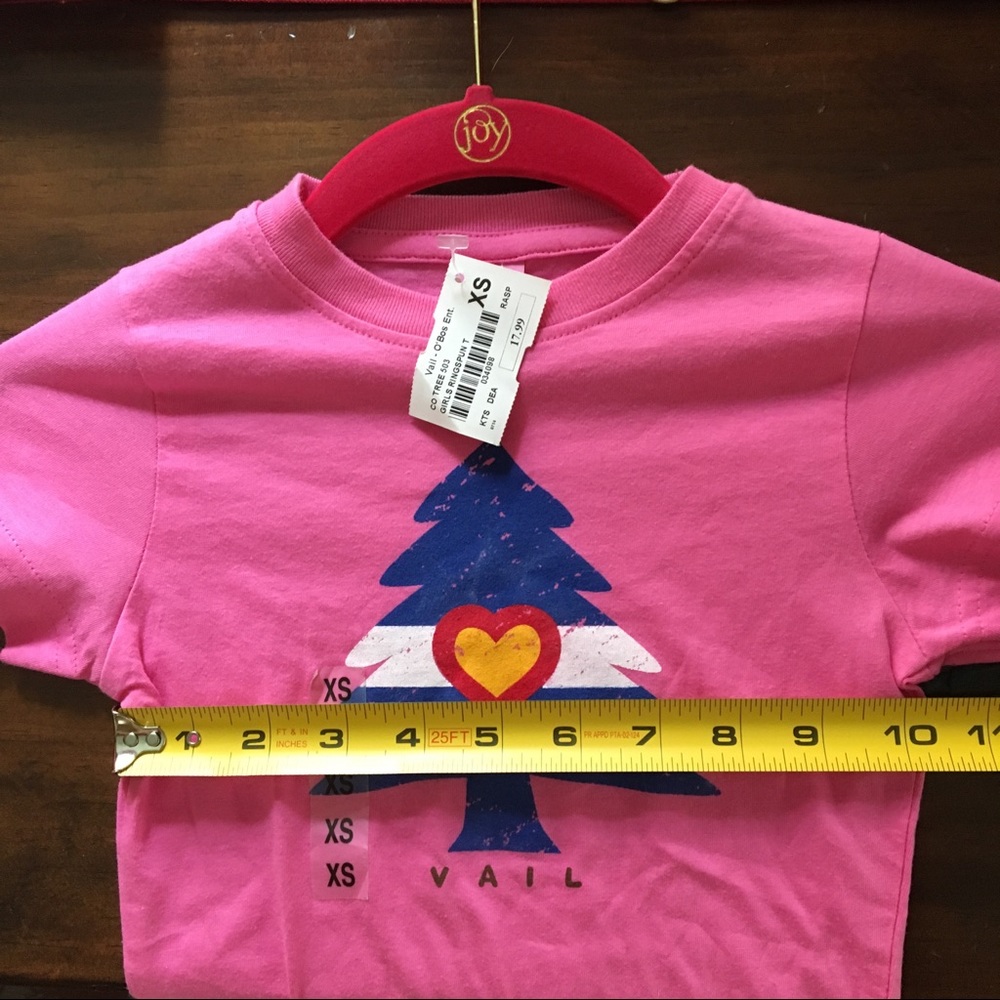 2 for $12 NWT Girls Vail Colorado Tee - Picture 4 of 5