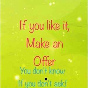 Reasonable offer are considered