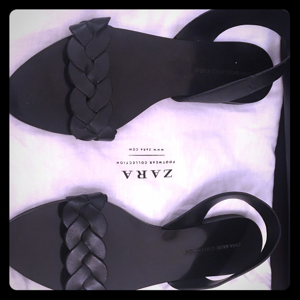 Zara leather sandals