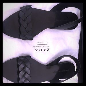 Zara leather sandals