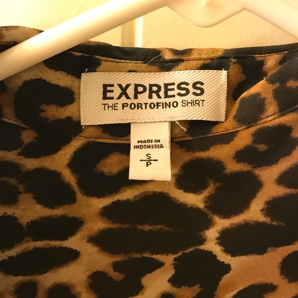 Express  Portofino shirt LEOPARD - Picture 4 of 4