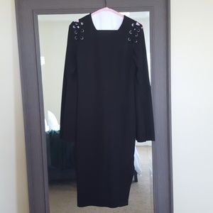 Black Bardot Dress