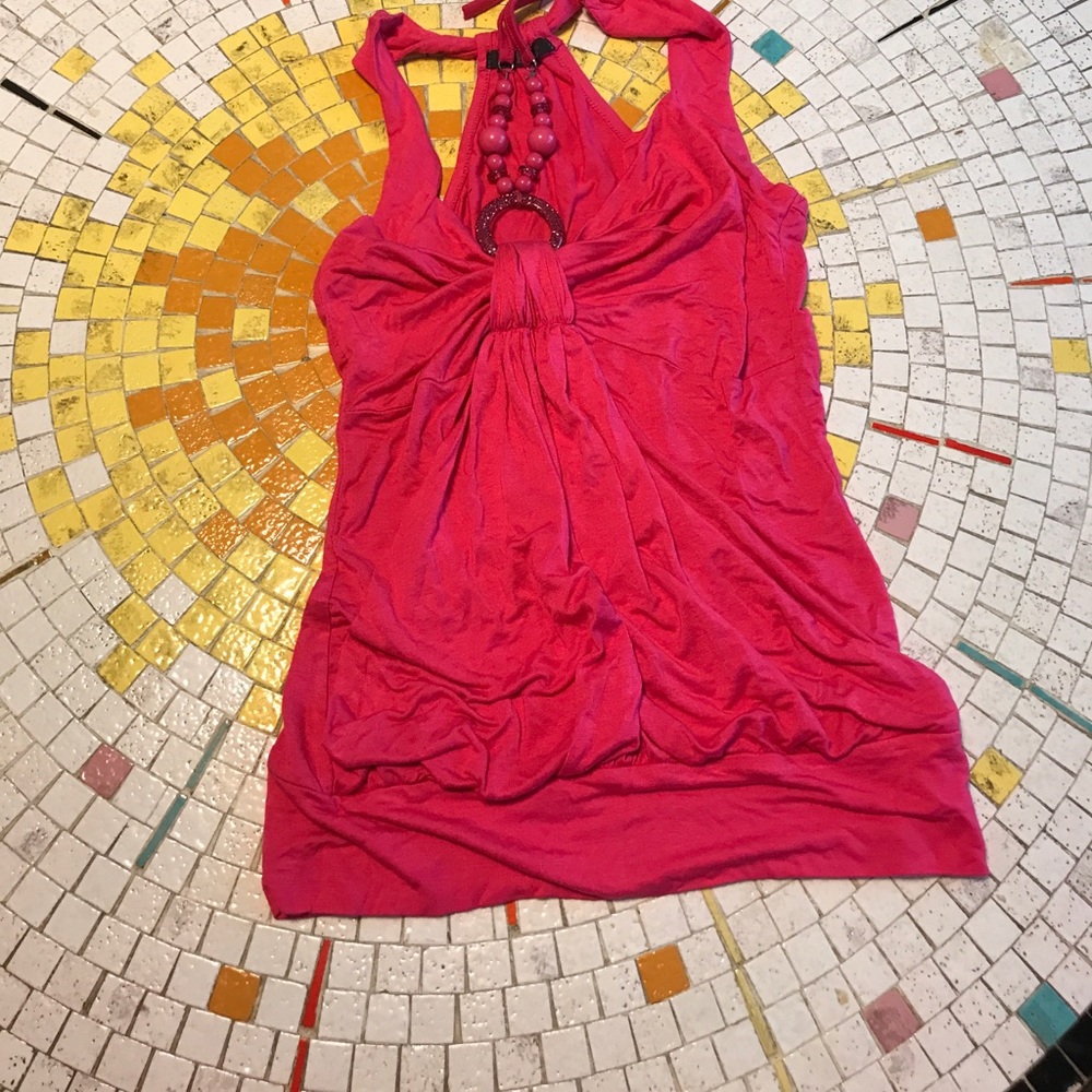Hot Pink Dress Tank