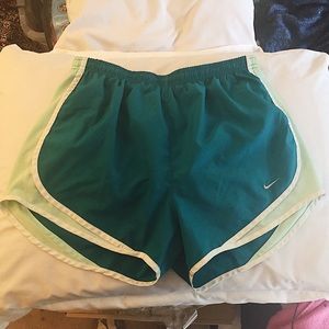 Nike Blue/Green Running Shorts