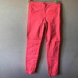 GAP Bright Pink Super Skinny Khaki Pants