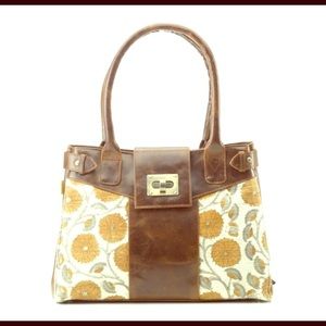 JOYN City Bag NWT Yellow Floral