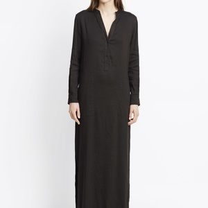 Black linen Vince maxi dress