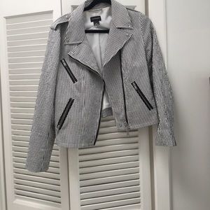 Club Monaco Moto Jacket size large