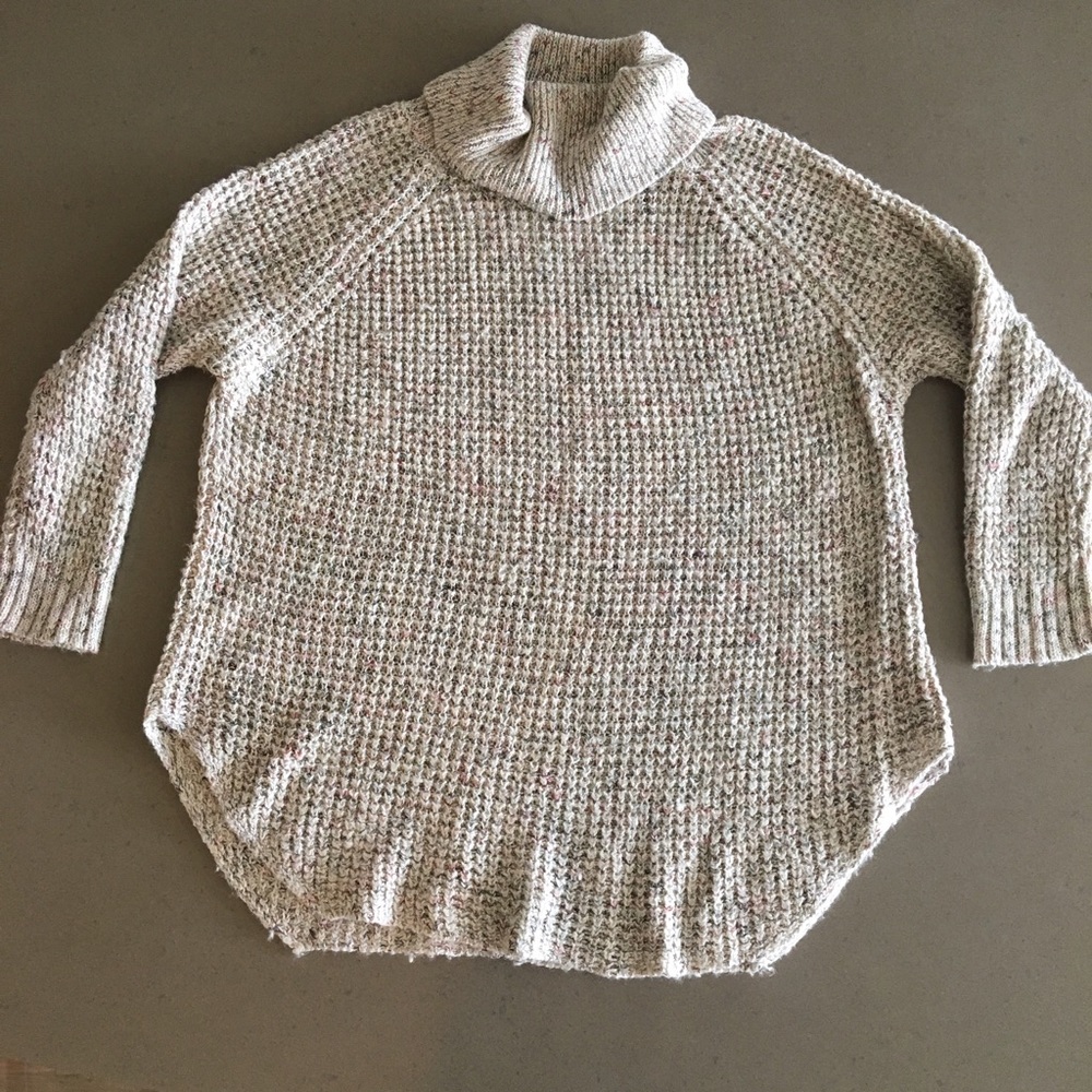 Free People Waffle Sweater