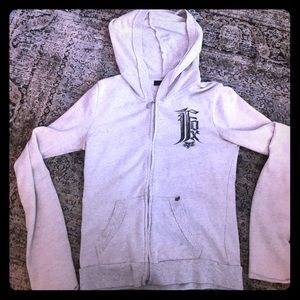 Fox Zip-up Hooded Sweater